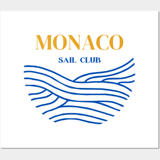 Monaco Sail Club Posters and Art